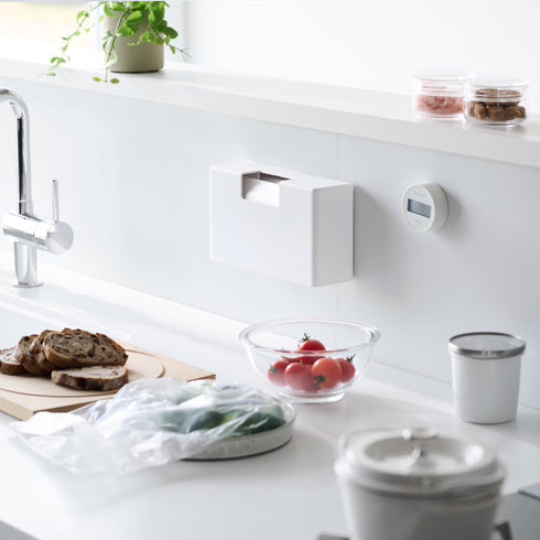 マグネットスリムプラスチックバッグケース プレート ホワイト.|s8